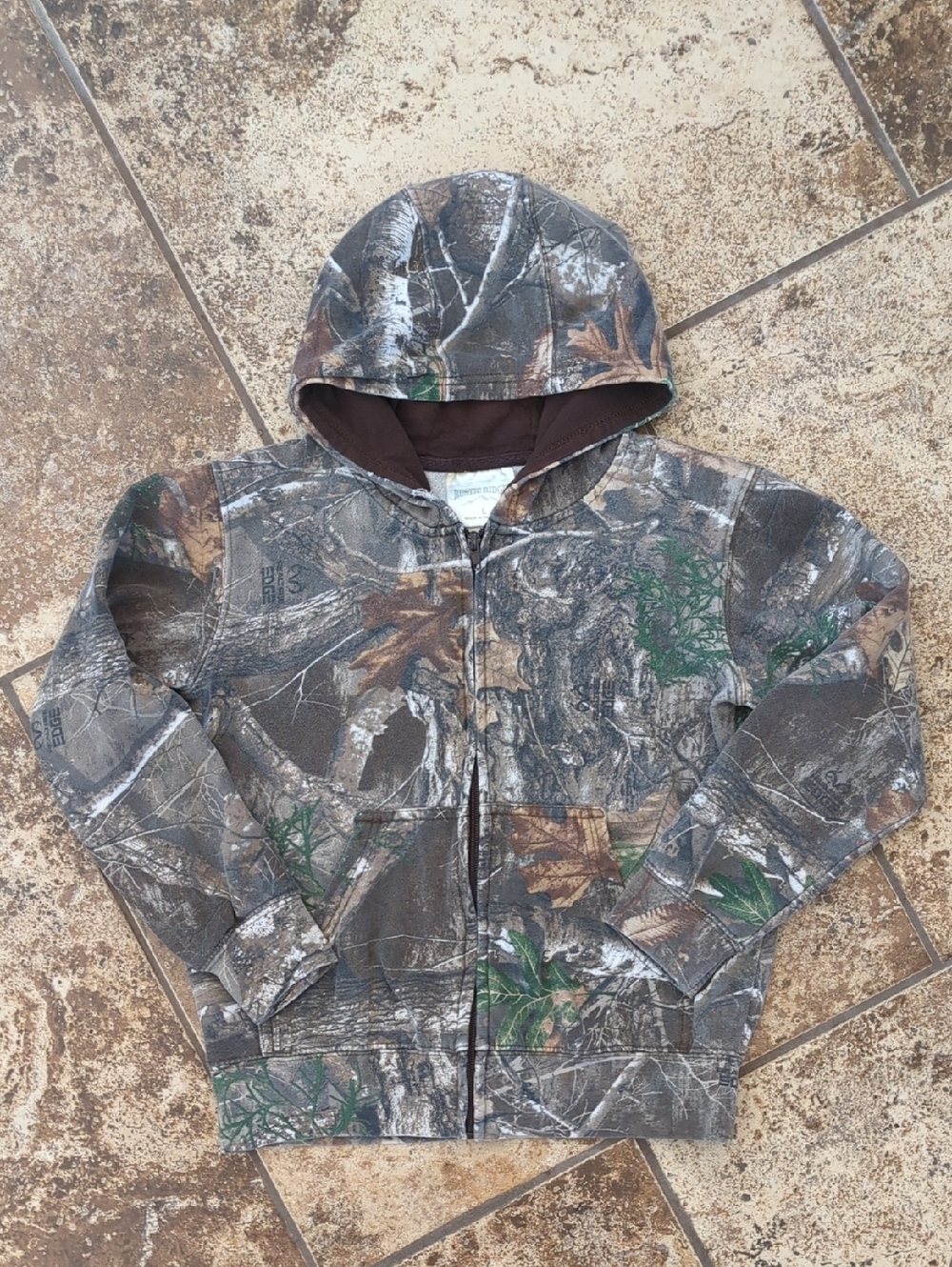 L Rustic Ridge Zip Up